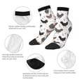 thumbnail image 3 of Bingfone Retro Rooster Design Patterned Men's Women's Casual Cotton Socks, 3 of 5