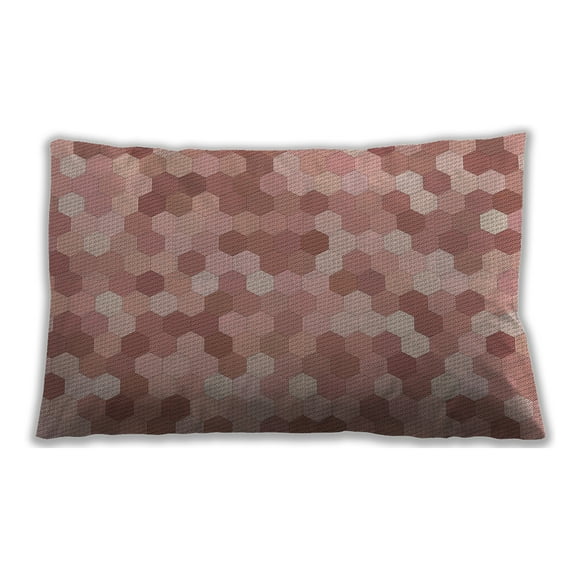 Ahgly Company Outdoor Rectangular Patterned Lumbar Throw Pillow, 13 inch by 19 inch