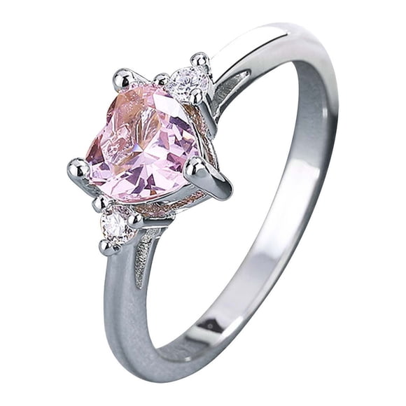 Hearth & Gear Engagement Round Cut Zircons Women Wedding Rings Jewelry Rings For Woman Ring Set for Little Girls Rings for Teen Girls Bulk Rings for Women Thick Rings Rings Non Bulk Rings Masculine