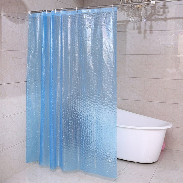 Heavy Duty 3d Cube Shower Curtain Liner, Non Toxic Plastic Shower Curtain