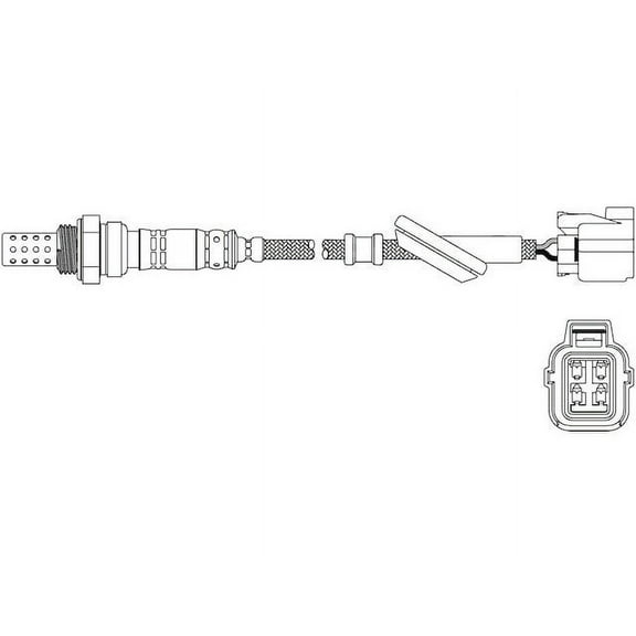 Downstream Oxygen Sensor - Compatible with 2003 - 2007 Honda Accord 2004 2005 2006