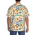 thumbnail image 3 of Fotbe Peanuts 8 Camisa Estampada de Manga Corta para Hombre, Casual de Verano, Estilo Playero, Sin Arrugas-Medium, 3 of 5