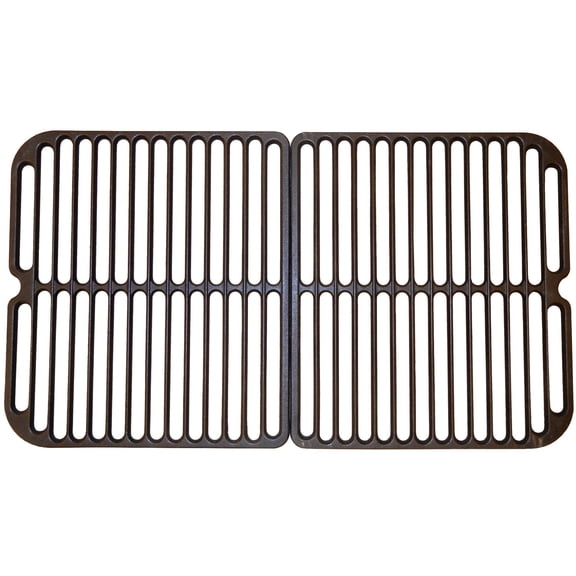 2pc Gloss Cast Iron Cooking Grid for for BBQ Tek Gas Grills 24.25"