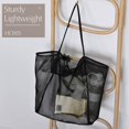 thumbnail image 4 of HOXIS Mesh Beach Tote Bolso de hombro para mujer, 4 of 5
