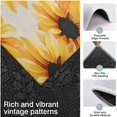 thumbnail image 3 of White Sunflower Pattern Kitchen Rugs Sets Of 3,Kitchen Runner Rugs Non Skid Washable,Decorative Kitchen Floor Mats for Kitchen,Sink,Laundry,17"x30"+ 17"x47" + 17"x59", 3 of 6