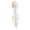White, variant on Realistic Dinosaur Skeleton Plush Costume for Kids Adult, Dino Bones Jumpsuit with Hood, Halloween Party Family Outfit