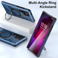 thumbnail image 6 of Samsung Galaxy S24 Ultra Case with Kickstand  Grade Drop Phone Case with 360°Rotate Magnetic Ring Stand for Galaxy S24 Ultra 6.8 inch - Blue, 6 of 14