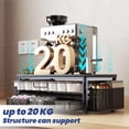 thumbnail image 3 of SLUMLOVE K Cup Holder Organizer, 2-Tier Universal Drawer Organizer for  63/80 Capsules with Sliding Drawers & 2 Accessory Baskets, Coffee Station Organizer for Kitchen, Office, Coffee Bar, 3 of 8