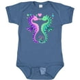 thumbnail image 3 of Inktastic Seahorses Kissing with Hearts Boys or Girls Baby Bodysuit, 3 of 5