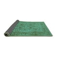 thumbnail image 2 of Ahgly Company Indoor Round Oriental Turquoise Blue Industrial Area Rugs, 3' Round, 2 of 4