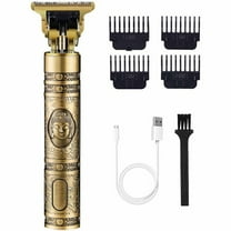 Hair Trimmer for Men, Upgrade Electric T-Blade Cordless Hair Clippers Barbershop Beard Shaver Haircut Grooming Kit Buddha  Unique Design USB Rechargeable