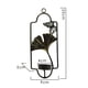 thumbnail image 3 of Candelabro de pared colgante de Colorfulland, candelabro resistente y elegante. ginkgo negro, 3 of 6