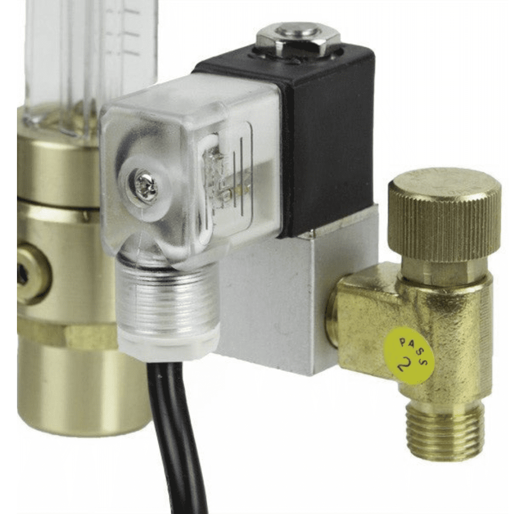 CO2 Tank Regulator with Solenoid Valve