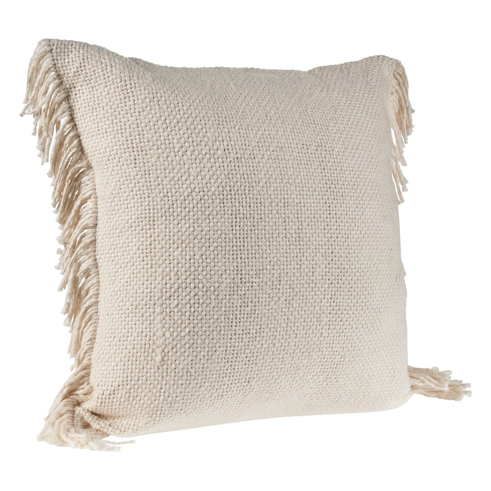 Ox Bay Austin Hand-Stitched Distressed Organic Cotton Pillow Cover, 20" X 20"