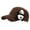 A-Coffee668, variant on Unisex Baseball Cap 3D Panda Decoration Caps Curved Brim Solid Color Stylish Outdoor Sporty Headwear