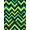 Green, Pattern 1, variant on ODIKA 2x3 Machine Washable Non-Slip Area Rug, Geometric Lime Green High Traffic Rug, Green, 1272324