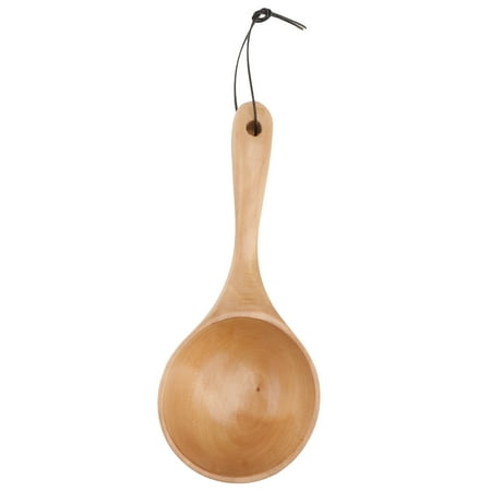 

NUOLUX Solid Wood Water Scoop Spoon Multi-purpose Japanese Style Wooden Round Water Ladle Dipper Kitchen Utensil