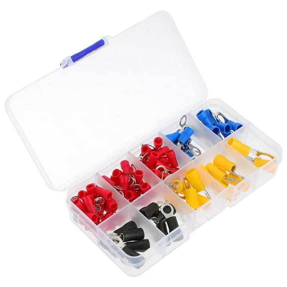 KONTONTY 102-Piece Insulated Terminal Kit with Multi Wire Eyelet Connectors for Automotive and Electrical Applications