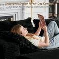 thumbnail image 5 of Cozylore 136" Oversized Modular Sectional Sofa U-Shape Cloud Couch with Deep Seat Comfy Upholstered Couches for Living Room, No Assembly Required, Black, 5 of 9