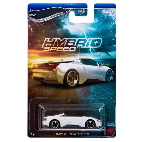 HW Silver Series Hybrid Speed #1 BMW i8 Roadster GDG44
