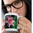 thumbnail image 2 of 3drose, New York Botanical Gardens, Oriental Lily, Bronx., 11oz Magic Transforming Mug, 2 of 7