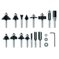 thumbnail image 2 of Juego de brocas para fresar madera BOSCH RBS015MBS, 15 piezas, con punta de carburo, 2 of 9
