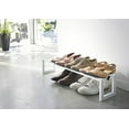 thumbnail image 5 of Yamazaki Telescopic Shoe Rack Line 1st Stage White 3188, 5 of 5