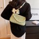thumbnail image 3 of Bolso Bandolera Las Mujeres Plisadas Pu Fashionalbe Cadena Simple Commuter Bolso Bandolera (Verde), 3 of 5