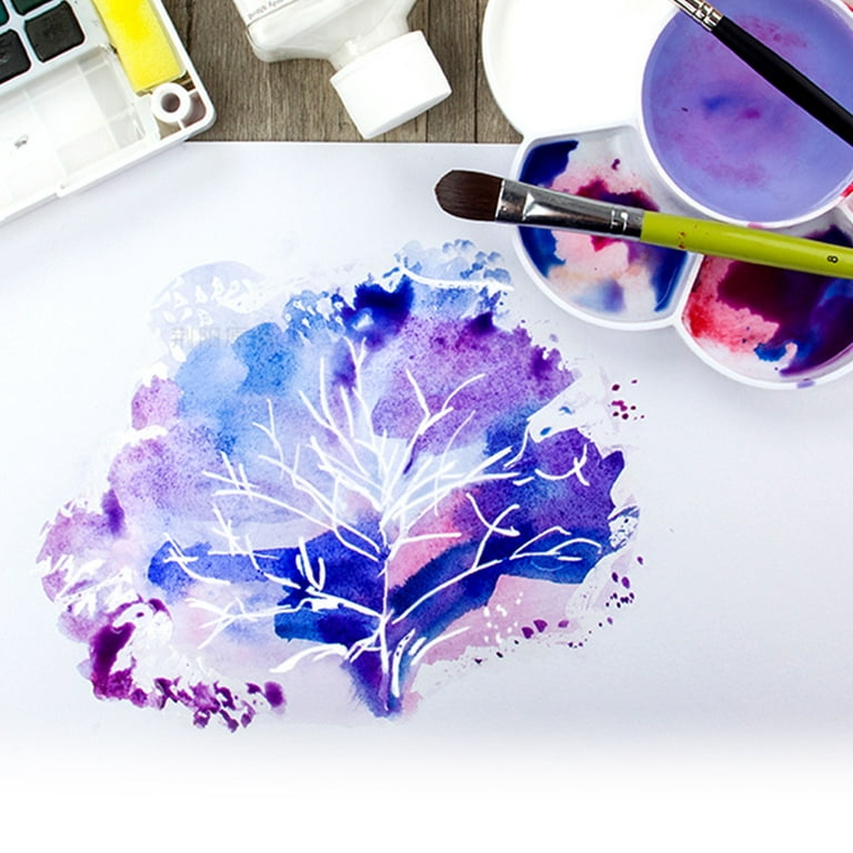 30ml Water Color Media Watercolor White Liquid Art Masking Fluid Glue  Pigment Covering Liquid