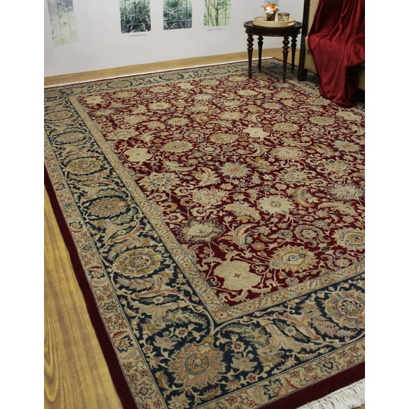 Wali Agra Red/Blue Rug, 9'0" x 12'3"