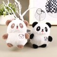 thumbnail image 2 of LLavero de peluche de oso Panda para niños, colgante de dibujos animados de 12CM, suave, mochila, bolsa de coche, llavero de decoración, regalo para niños, 2 of 5