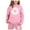 Pink, variant on WOYY Toddler Girls Outfits Flower Print Hoodie Jogger Pants Sweatsuits, Sizes 2-3T