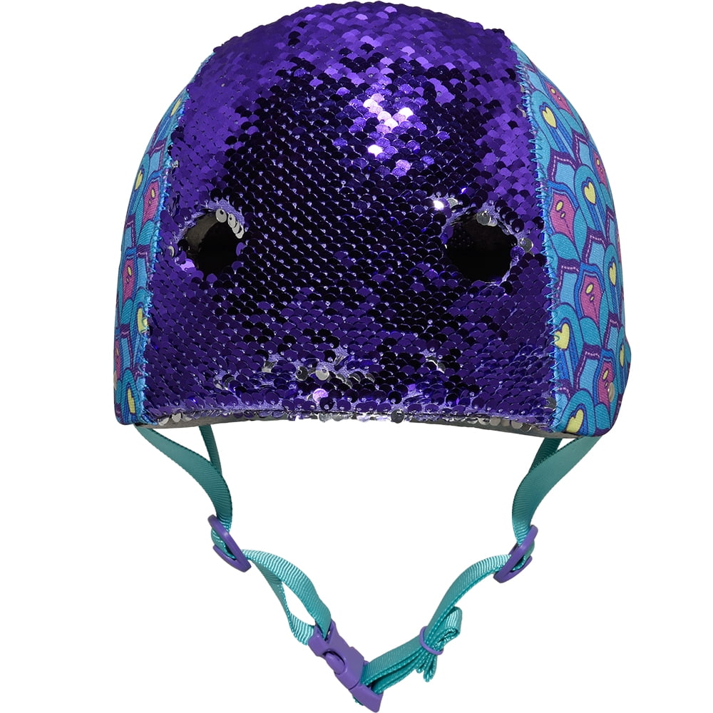 sequin bike helmet