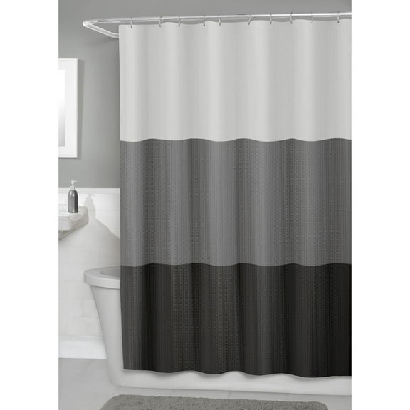 Hometrends Decorative Fabric Shower Curtain