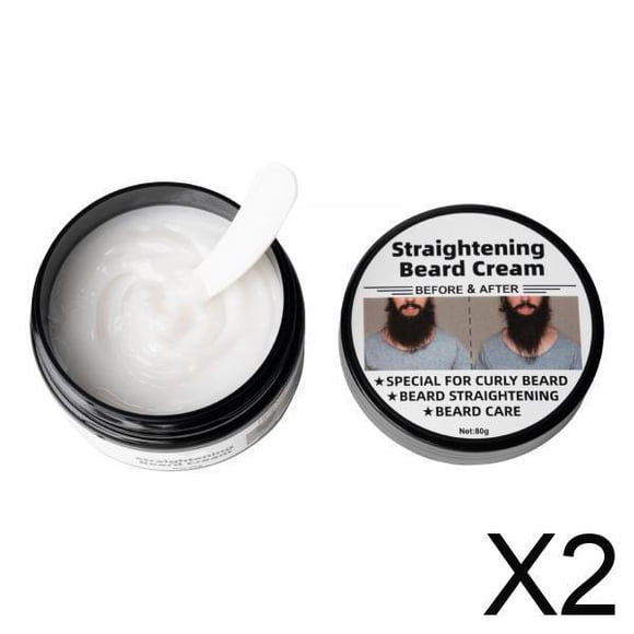 2xBeard Creme Shapes Pasta Para Peinar El Cabello Para El Cuidado De Los Hombres Suavizante 80G