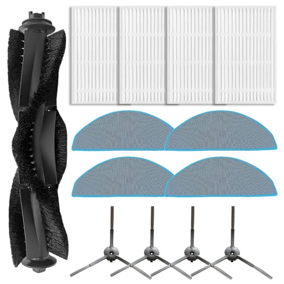 Main / Side Brush & Filter & Mop Cloth For Vyzzle D10 For ILIFE V20 Parts For Laresar For L10 Vacuum Cleaner Replacement Parts A