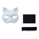 thumbnail image 4 of Kit de máscara de gato para manualidades, ideal para fiestas y carnaval. Máscara de gato en blanco para disfraces. Negro, 4 of 9