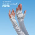 thumbnail image 3 of 2 pares de mangas de seda de hielo de verano, mangas antiultravioleta, mangas de brazo transpirables de secado rápido, 3 of 5