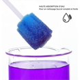 thumbnail image 3 of 100pcs Disposable Sponge Swabs Cleaning Care Clean Sponge Stick in Mouth Teeth Cleaning Sponge (Blue), 3 of 5
