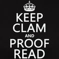 thumbnail image 3 of CafePress - Keep Calm And Proof Read (Clam) T Shirt - Women's Traditional Fit Dark T-Shirt, 3 of 4