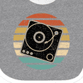 thumbnail image 4 of Inktastic Turn Table Record Player Retro Boys or Girls Baby Bib, 4 of 4