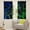 Black Blue Green, variant on Erosebridal Gradient Hot Pink Navy Blue Curtains and Drapes (42x63), Geometry Neon Lights 30%-50% Blackout Curtains for Bedroom, Black
