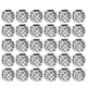 thumbnail image 3 of Dreadlocks Bead, Beard Bead 30pcs Aleación Firme Resistente Joyería Colgante Para Trenzado De Cabello Para Collar DIY ANGGREK Otros, 3 of 8
