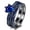 Blue, variant on Black Gold Plated Red 1CT CZ Women Wedding Ring Sets Engagement Ring for Woman