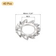 thumbnail image 2 of Lot de 40 Rondelles Externes, Rondelles en Acier Inoxydable M2.5 304 pour Équipement de Fixation, Argent, 2 of 5