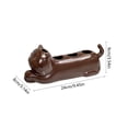 thumbnail image 3 of Ceramic Toothbrush Holders, Cat Toothbrush Holders, Bathroom Organizer for Bathroom Vanity and Countertops Decor, 10.23x4.72x4.72in, Coffee, 3 of 6