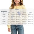 thumbnail image 4 of Auroural Cardigan for Toddler Girls Girls Heart Patch Knit Cardigan Long Sleeve Colorful Button Down Crew Neck Sweater Coat Kids 1-10 Years, 4 of 9