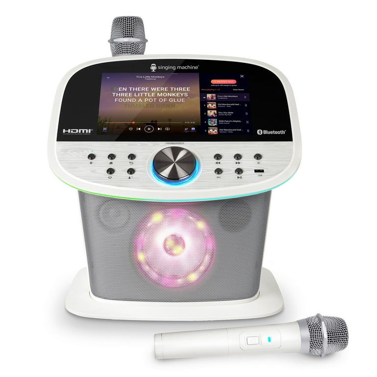 Singing Machine Karaoke Platinum Plus with Wi-Fi access to Music