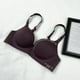 thumbnail image 2 of Sujetador sin costuras Mujer Ropa interior inalámbrica Letras Sujetador Hacer subir de copa fina para niñas, Morado, 38 / 85AB Methold AP001148-32B, 2 of 7