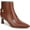Mid Saddle Brown, variant on Women's Tucker Ankle Bootie Mid Saddle Brown 6.5W